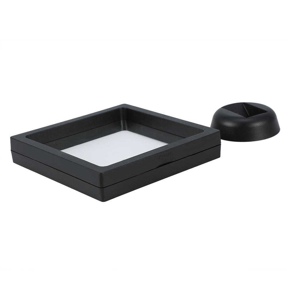 Manikyr Nagelkonst Displayställ Ram Montering Akryl Nagelplatta Tips Ställ Verktyg Svart