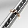TIFFANY&Co. T wire Ring K18 Pink Gold #3.9(US Size) 2.74g Women Used