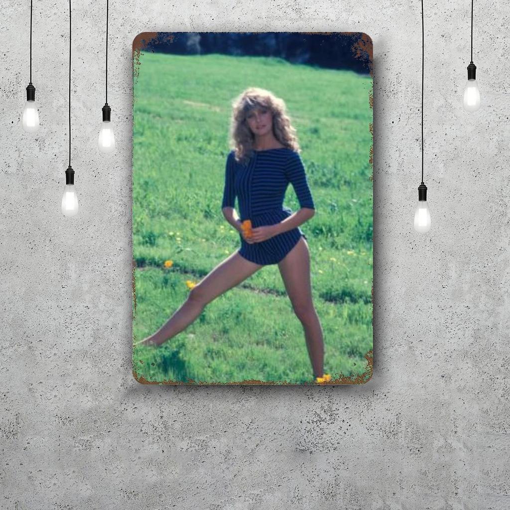 Heather Locklear Vintage Tin Sign Home Decor Wall Decor Art Wall Mural Room Decoration Decor Retro Metal Sign Plate Bar Posters