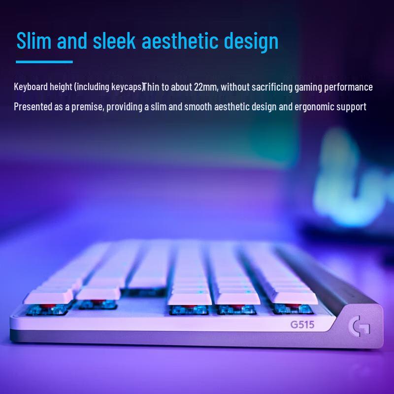 Logitech G515 LIGHTSPEED TKL Low-Profile Wireless Gaming Keyboard