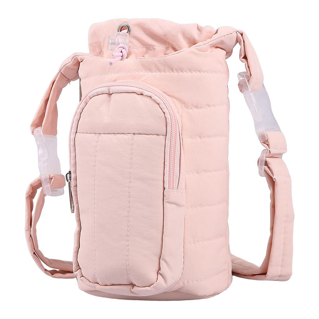 Outdoor water cup crossbody bag heat preservation easy to carry adjustable detachable multifunctional storage crossbody bag