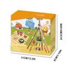 51-teiliges simuliertes Lagerfeuer Camping Spielzeug Rollenspielhaus Küche Essen Picknick Kinder Rollenspiel Set Kinder Frühpädagogisches Spielzeug