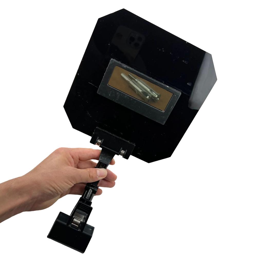 360 Degree Adjustable Portable Welding Screen Portable Welding Shield Spark and Debris Protect Clip On Welding Screen