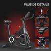 Exercise Bike, Magnetic Resistance, LCD, 108 x 51 x 116 cm, White