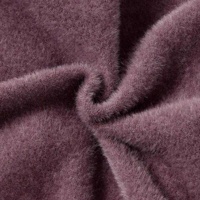 Pastel Women's Plus Velvet Pullover Sweater