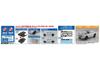 Aoshima (AOSHIMA) 1/24 Raku Plastic Snap Car Series KPGC10 Skyline HT 2000GT-R 1970 Silver Pre-Colored Plastic Model Kit 01-SI