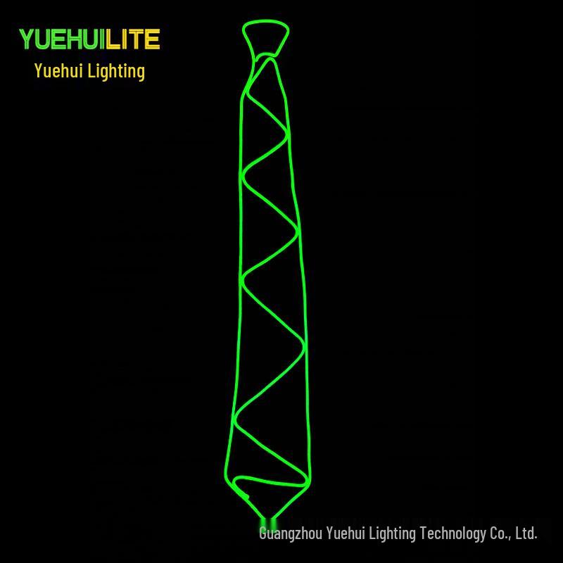 LED Glowing Party Tie for Prom, Bar, Festival, Nightclub & Waitstaff