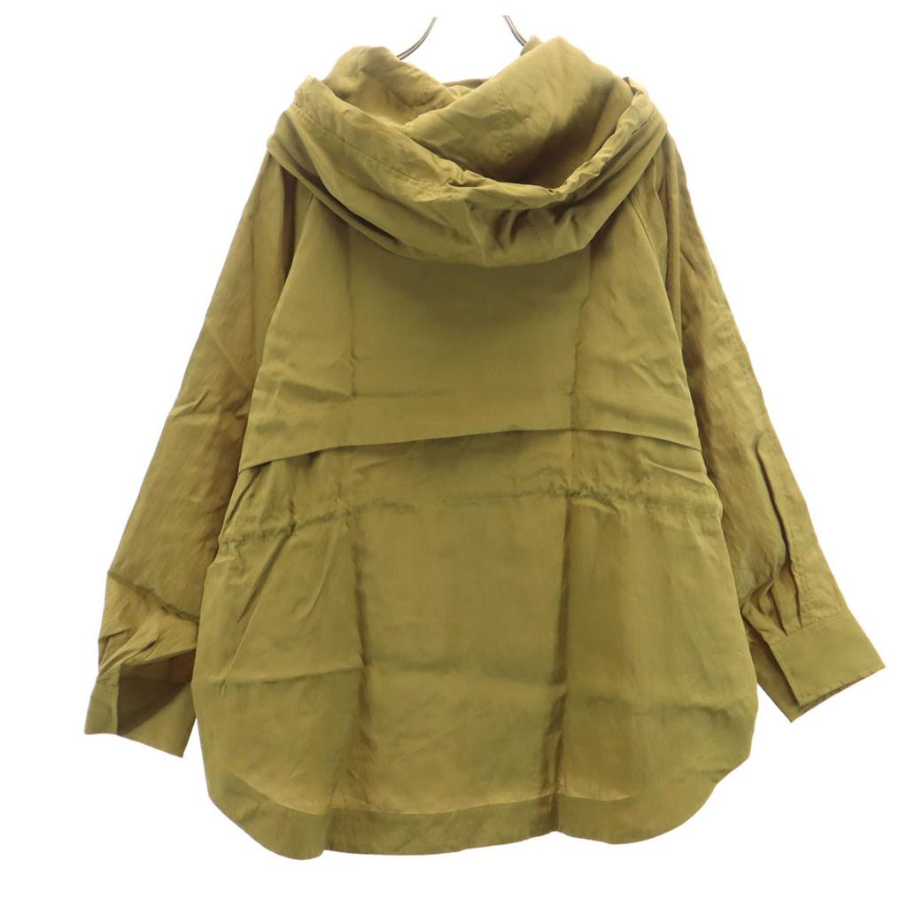 unused BEAMS LIGHTS Hoodie jacket 38 khaki Tagged Women Used