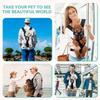 Hunde Transportrucksack Verdickter Schwamm Haustier Front Hunde Transportrucksäcke Outdoor Tragbar Verstellbar Freihändig Hunde Rucksack