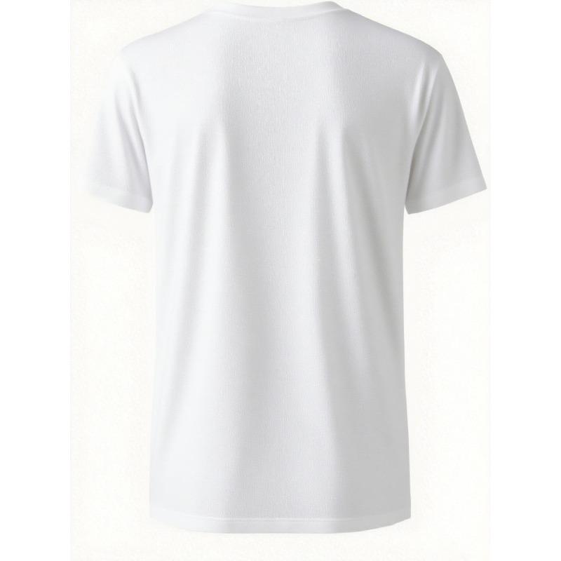 European sizes Printed Football Jersey, Men'S T-Shirt, Summer Casual Short Sleeve Top Men'S Sports T-Shirt