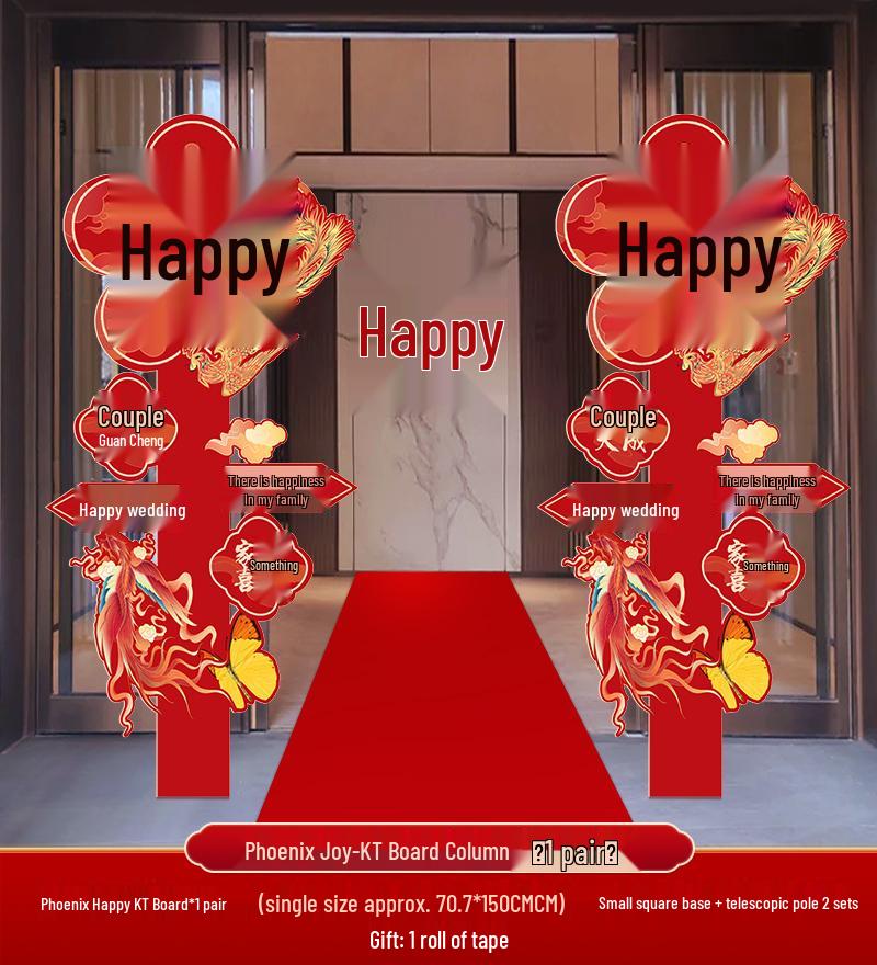Wedding Balloon Stand Decoration for Courtyard Entrances and Pathways