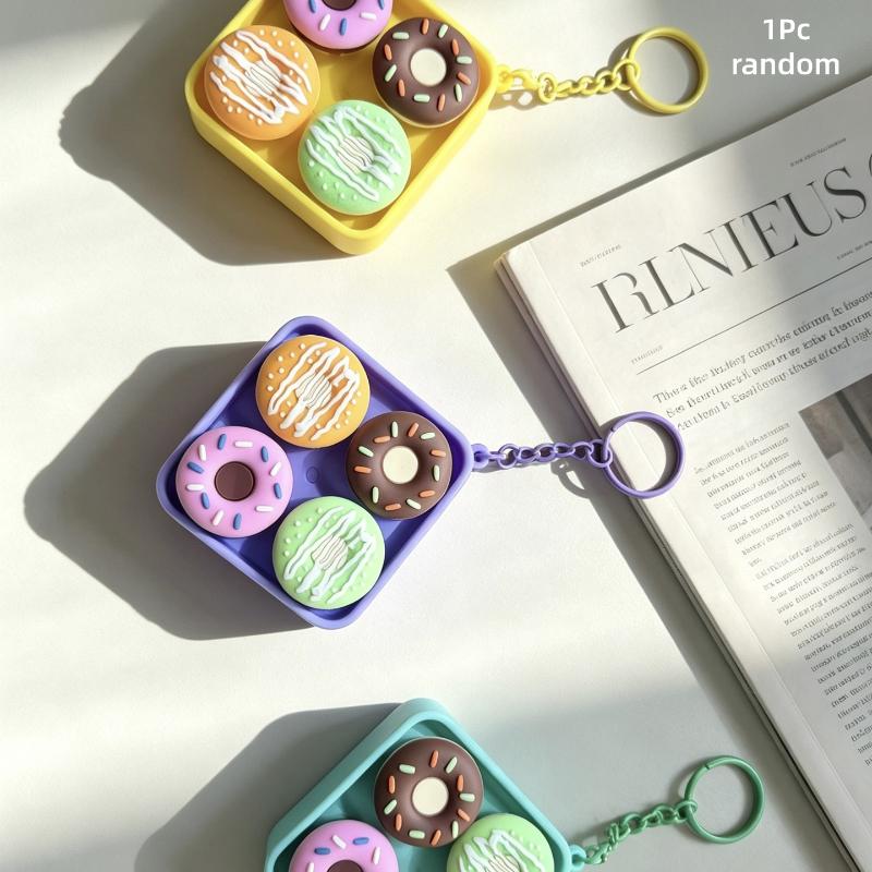 Mini Porte-clés Gourmand Décompression Jouet Anti-stress Mignon Burger Sushi Avocat Durian Pendentif Sac à Dos Décor