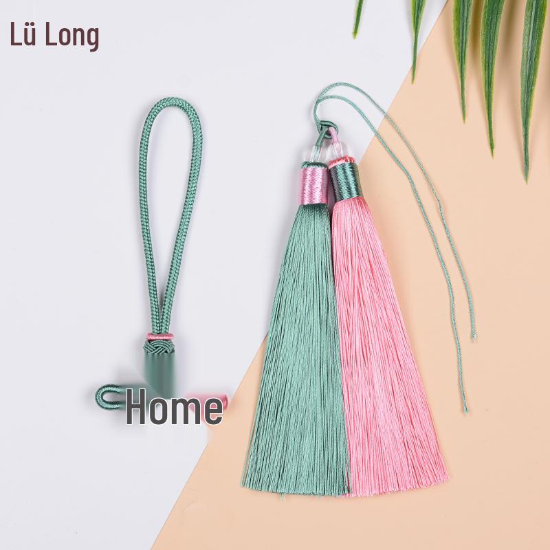 Handwoven Red Chinese Knot Tassel DIY Kit - Small Pendant