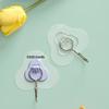 3-Petal Punch-Free Adhesive Hooks