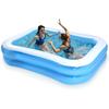 Large Rectangular Inflatable Garden Pool for Children and Adults