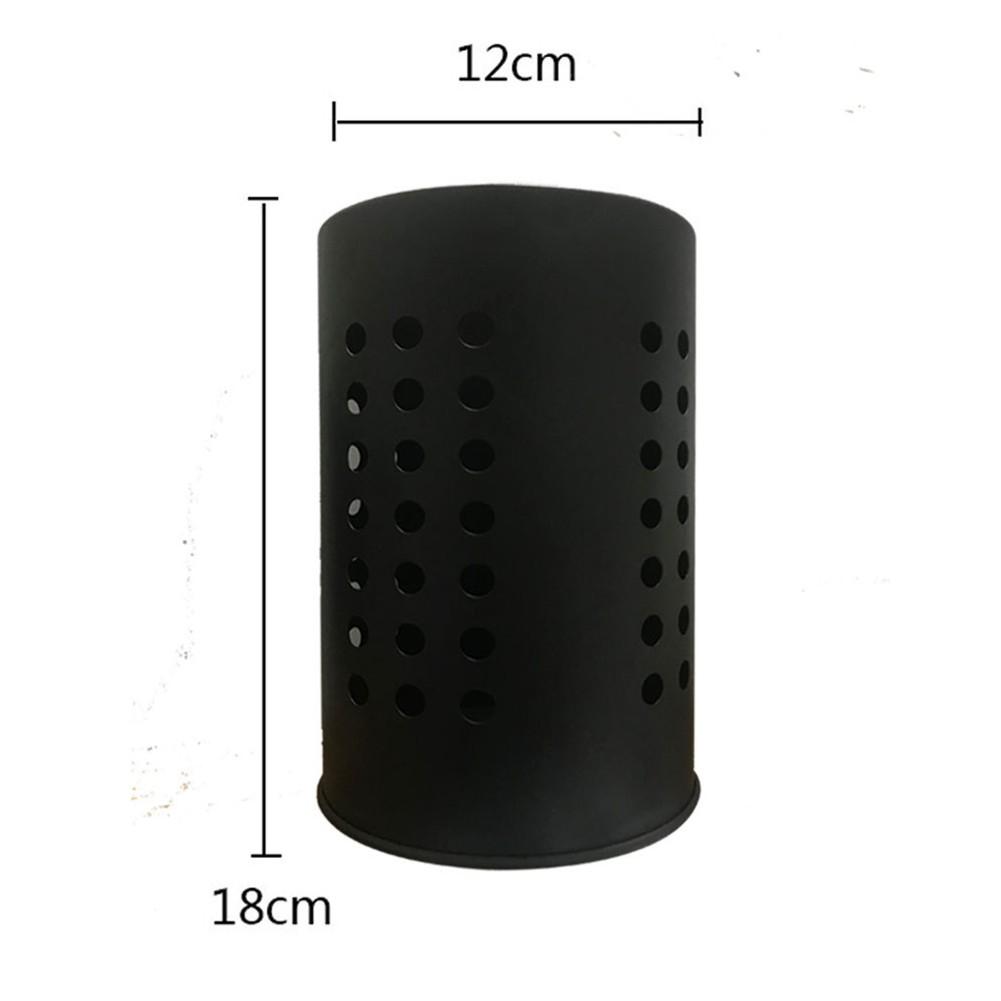 Изящный дизайн Надежный держатель для кухонной утвари из нержавеющей стали с дренажным отверстием Black Large 890₽