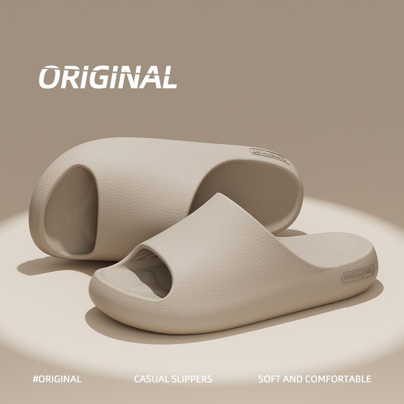 Men Summer Anti-slip Slippers Women Soft EVA Beach Sandals Couple Unisex Home Indoor House Shoes Footwear