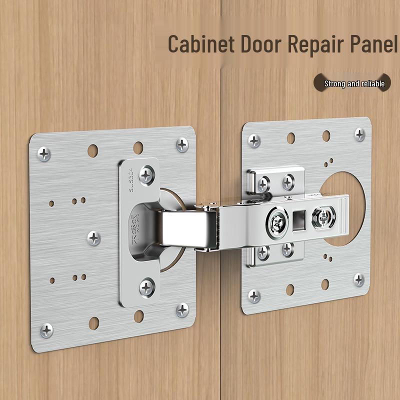 Edelstahl Schranktür Scharnier Reparaturplatte