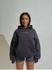 Trendiger Amerikanischer Fleece-Buchstaben-Hoodie: Lässiges Herbst/Winter Vielseitiges Paar Outfit für Damen - Einzigartig und Stilvoll