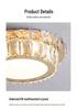 Modern LED Crystal Ceiling Light for Hallway or Corridor