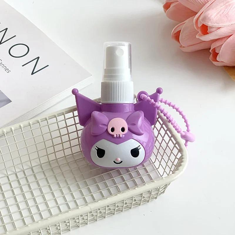 Kawaii Anime Sanrio 50Ml Spray Bottle Kuromi Cinnamoroll My Melody Student Travel Portable Cosmetics Perfume Alcohol Press Bottl
