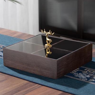 New Chinese Style Wooden Divided Snack Box