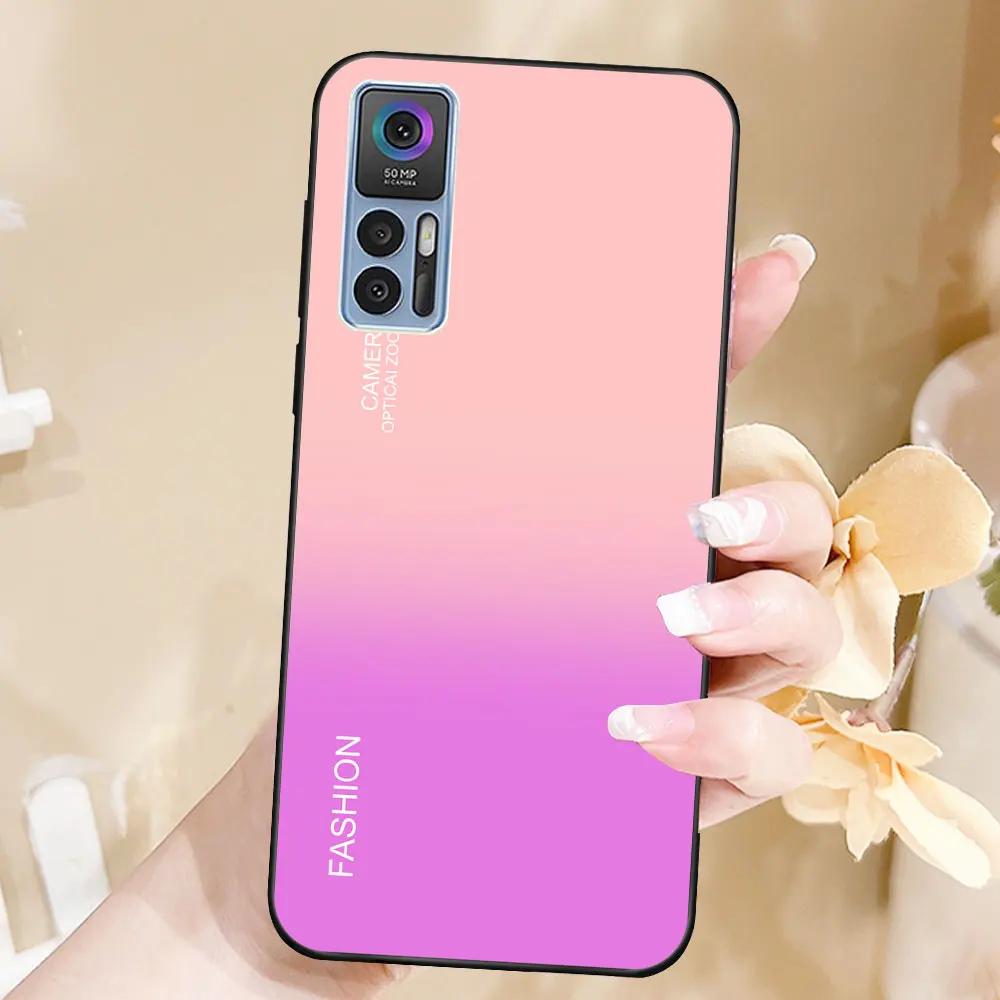 Case For TCL 30 5G Coque TCL 30 Plus TPU Soft Silicone Fashion Phone Funda For TCL 30 Plus Back Cover Case Luxury Capa Bumper