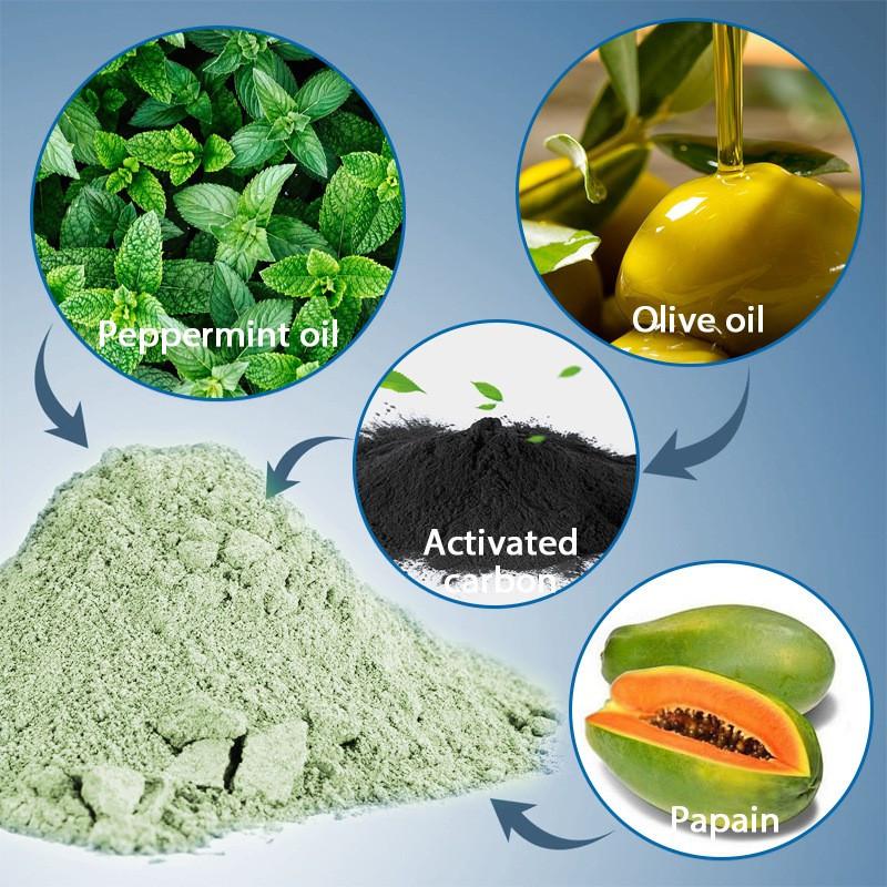 Pó para Limpeza de Dentes de Animais de Estimação Para Cães e Gatos Para Melhorar o Mau Hálito e Remover Tártaro e Limpeza Oral.