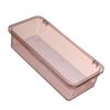 Besteckschale mit Deckel und Abtropfschale Staubdicht Transparent Modisch Silberbesteck Arbeitsplatten-Aufbewahrungsbehälter für die Küche