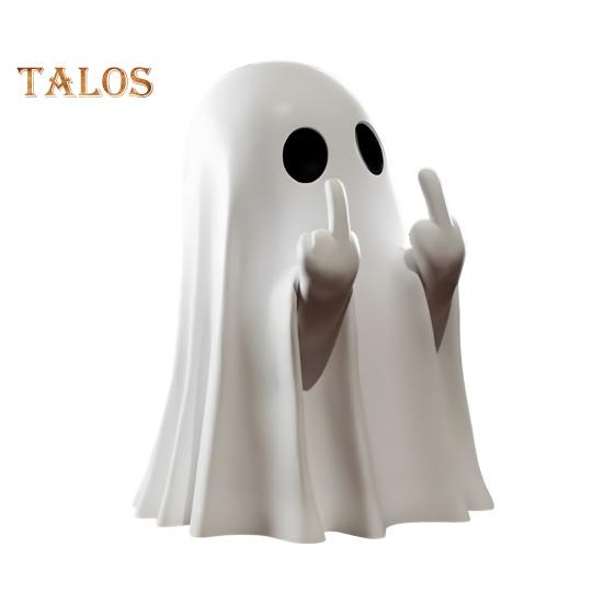 

Хэллоуин Призрак Средний палец Фигурка Жуткий мультфильм Маленький призрак Статуэтка из смолы Скульптура Домашний офис Украшение рабочего стола Праздничный орнамент для вечеринки C