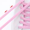 100CM Black Shoelaces Flat Elastic Shoes Laces for Sneakers Reticulated Weave No Tie Shoelace Children Adult Lazy Shoe Lace