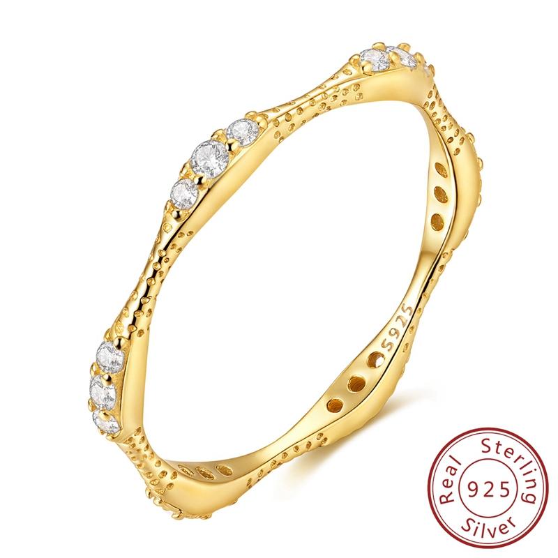 Rings for Women Authentic copper Ring Gold Plated Heart Bow Skull Hand Holding Bead Zircon Ring Engagement Wedding Jewellery