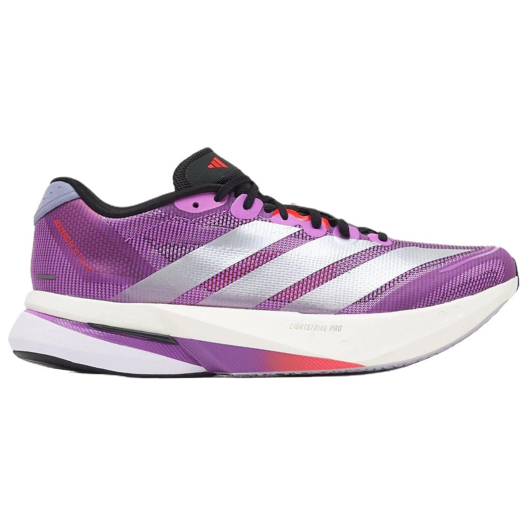 adidas Adizero Boston 13 Purple Burst Lucid Red Men Sneakers Silver-Metallic JS4943