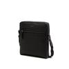 Black Leather Pocket Zipper Crossbody Bag Dbba2f336bk