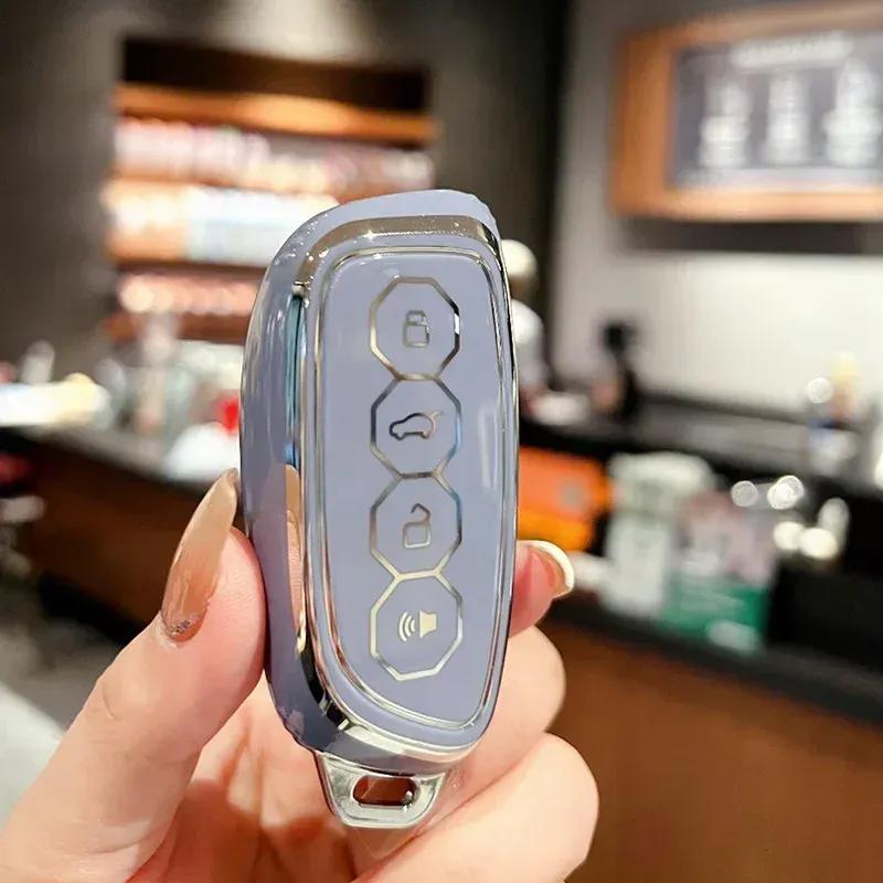Car Key Case Cover Shell For Great Wall Haval Key Dog Car-Styling Holder New Harvard Beast Cool Keychain Accessories TPU