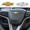 1 Stück 3D 57mm Metalllenkrad-Emblem Aufkleber Auto-Lenkrad-Aufkleber Auto-Innenraum-Emblem Autozubehör Für Chevrolet