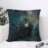 Hozier Cushion Cover Breathable Linen Pillow Cover SkinFriendly Home Decor Pillowcase with Hidden Zipper