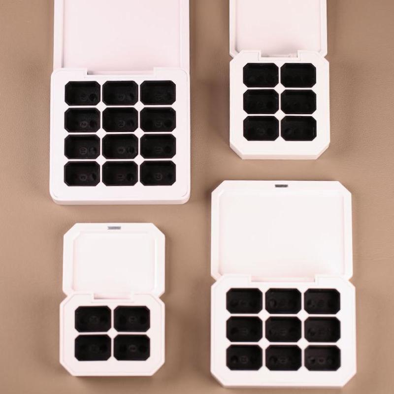4/6/9/12 Grids Empty Magnetic Packaging Box For Nail Manicure DIY Painting Gel Solid UV Polish Ombre Nail Art