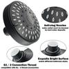 Practical High Quality Shower Head Bathing 4-inch Adjustable Five-Speed Home Improvement Replacement Rotatable