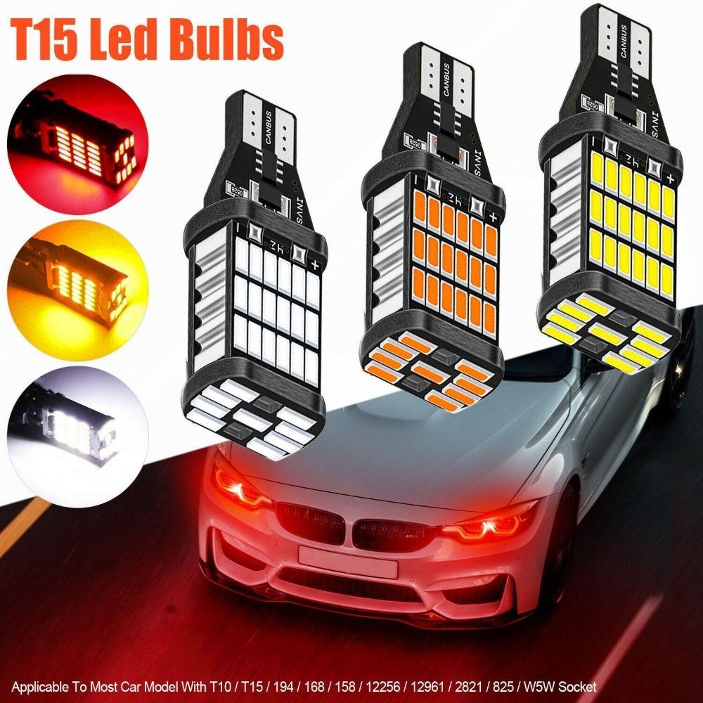 Super Bright LED Signal Light T15 45SMD 4014 Turn Signals Bulbs Car Backup Reverse Lamp