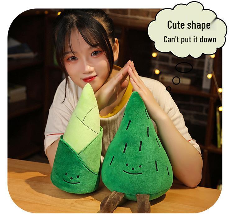 Cross-Border Cute Pine Tree Bamboo Shoot Plush Pillow Toy for Kids