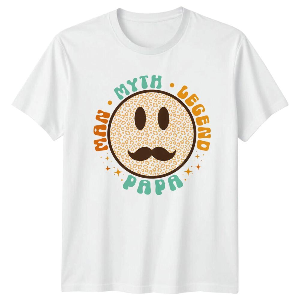 Unisex Myth Legend Papa TShirt Fathers Day Gift Dad Graphic Tee S