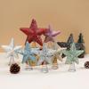 Luxury Gold and Silver Christmas Tree Star Topper with Sequins