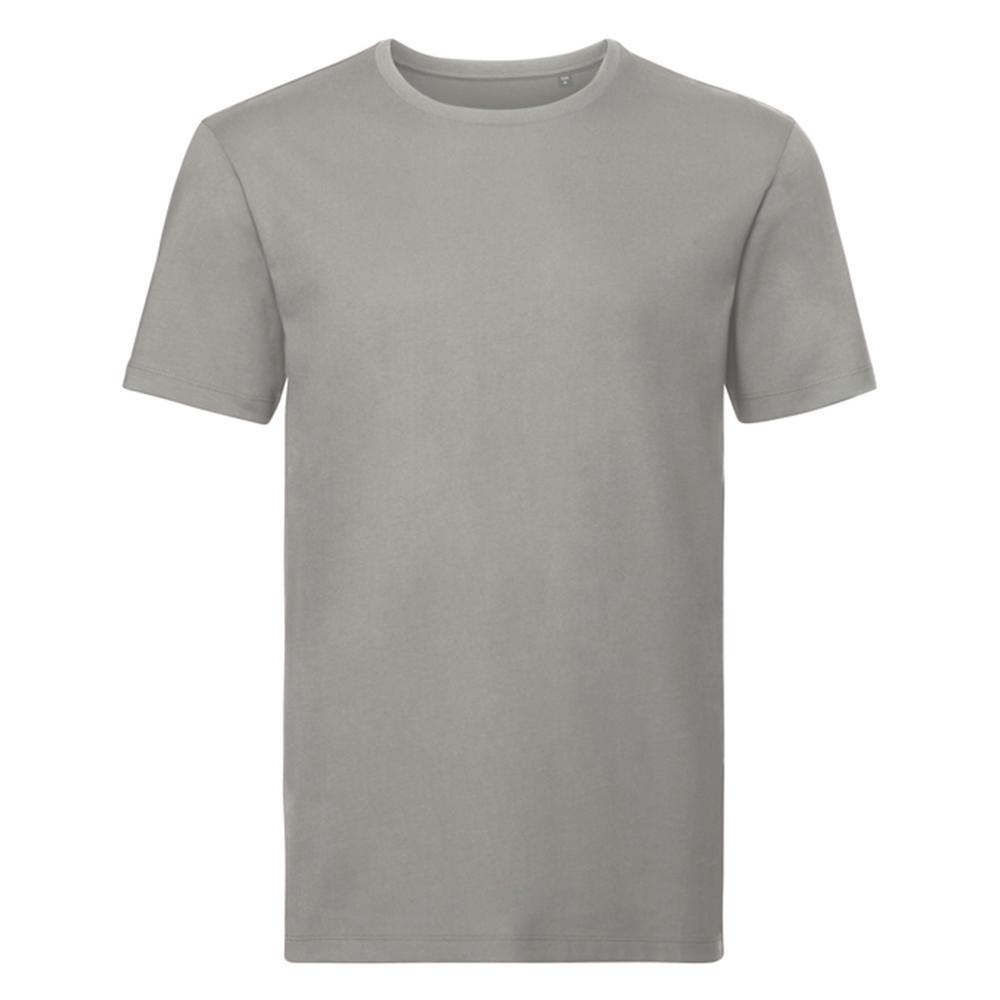 Russell Pure Organic Mens Plain T-Shirt