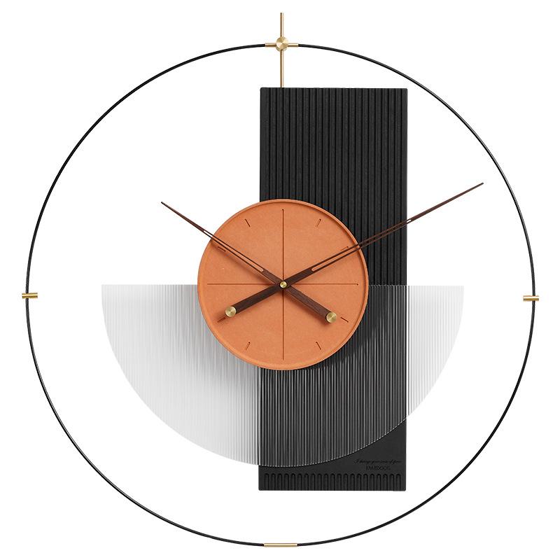 Wozoom Nordic Luxury Wall Clock - Modern Artistic Decor for Living Room