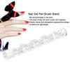 Fashionable Simple Acrylic Nail Gel Polish Pen Brush Stand Holder Manicure Tool