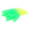 10Pcs Fishing Soft Lures Double Tails Design Soft Vivid Lifelike Appearance Spiral Stripe Fishing Lures for FishingD