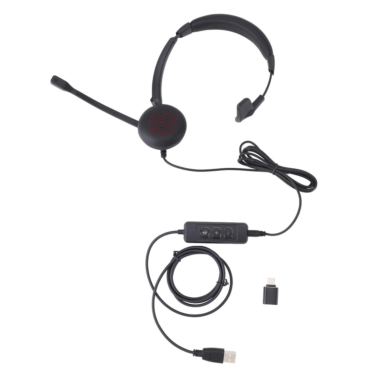 

Телефонная гарнитура Professional поддерживает USB-USB C и порт 3,5 мм Гарнитура для обслуживания клиентов
