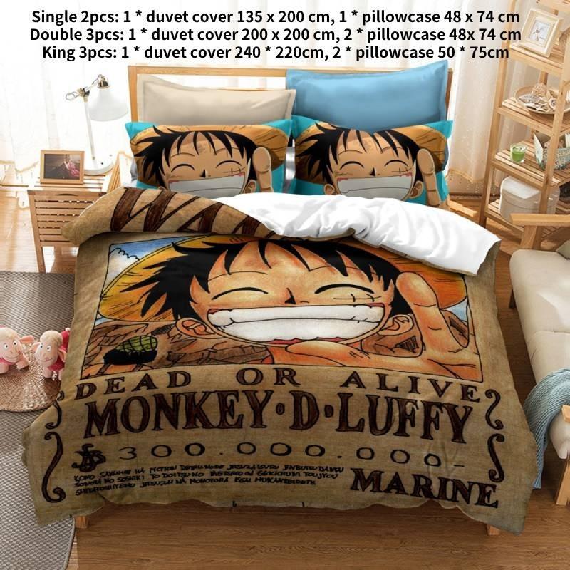 

Постельное белье Piece One Модный Повседневный Уникальный Личность Классический Милый Мультяшный 3d Пододеяльник Single