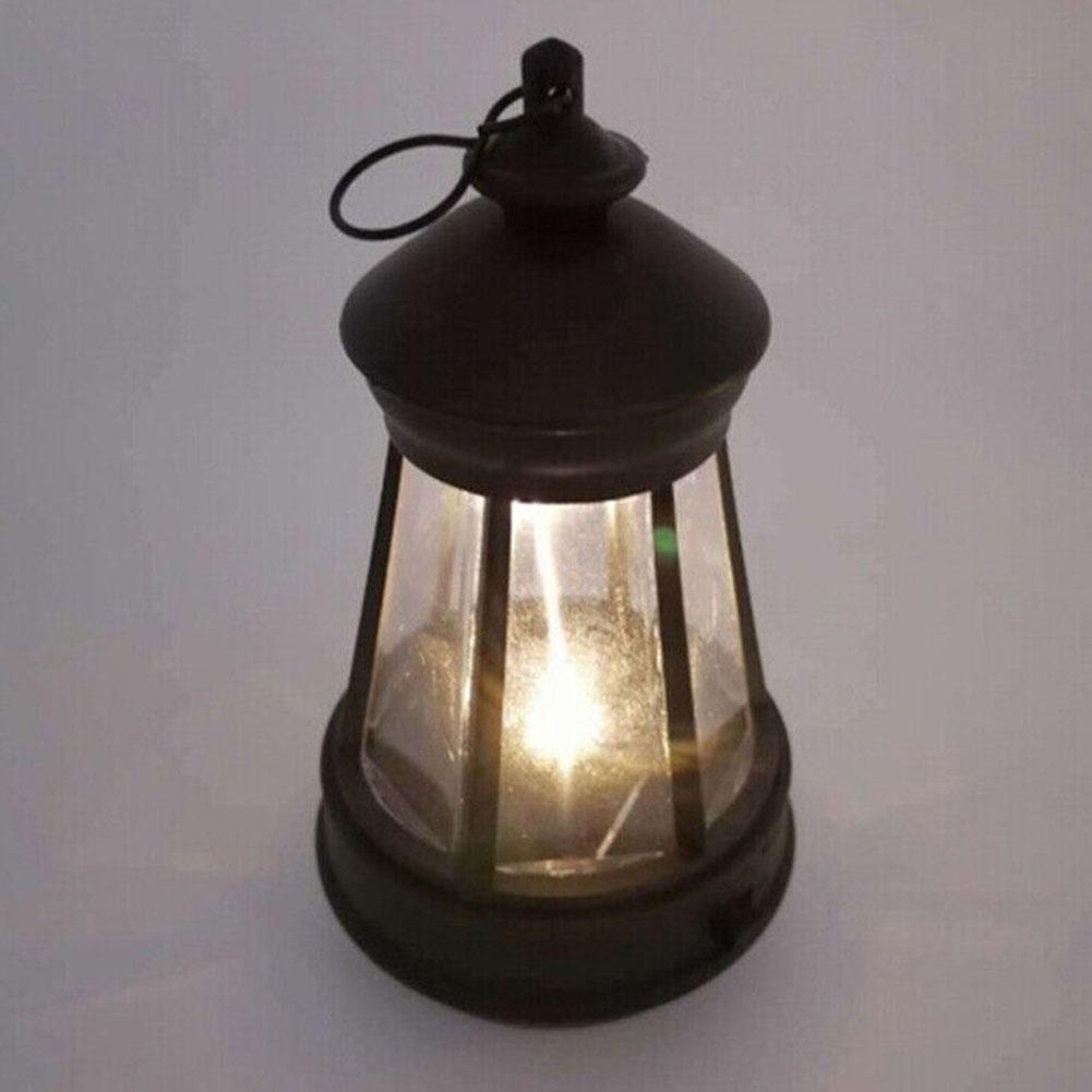Garden Hanging Solar Powered Lantern Energy Saving Outdoor Night Light